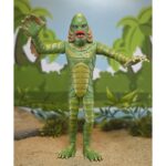 CREATURE FROM THE BLACK LAGOON UNIVERSAL MONSTERS TOONY TERRORS. Neca presenta en su línea Toony Terrors la figura articulada a escala del monstruo de la Laguna Negra. Mide 15 cm y está inspirada en el personaje de la película de terror de 1954 “Creature from the Black Lagoon” (“La mujer y el monstruo” en España). Puedes exponerla junto al resto de figuras de esta línea aunque se venden por separado. Lleva la diversión de los dibujos animados del sábado por la mañana a tu colección de terror con estos adorables bichitos. La serie 12 de la línea Toony Terrors de NECA trae más iconos de terror estilizados de Universal Monsters y muchos más. A los fans de las películas de terror clásicas les encantará este surtido de figuras de acción con el Hombre Invisible, la Novia de Frankenstein, la Criatura de la Laguna Negra y el Fantasma de la Ópera. Con una altura de 15 cm, cada figura se vende por separado y se presenta en un blíster.