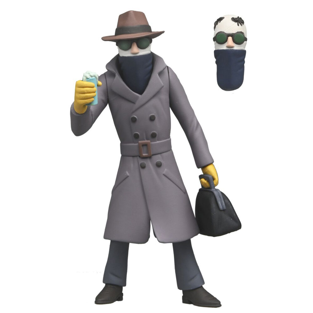 The invisible man universal monsters toony terrors. Neca incorpora a su colección toony terrors la figura articulada a escala de jack griffin, el científico protagonista de la película de 1933 "the invisible man” ("el hombre invisible" en españa). Se presenta en un blíster especial ilustrado con un fondo recortable. Puedes exponerla junto al resto de figuras de esta línea aunque se venden por separado. Lleva la diversión de los dibujos animados del sábado por la mañana a tu colección de terror con estos adorables bichitos. La serie 12 de la línea toony terrors de neca trae más iconos de terror estilizados de universal monsters y muchos más. A los fans de las películas de terror clásicas les encantará este surtido de figuras de acción con el hombre invisible, la novia de frankenstein, la criatura de la laguna negra y el fantasma de la ópera. Con una altura de 15 cm, cada figura se vende por separado y se presenta en un blíster.