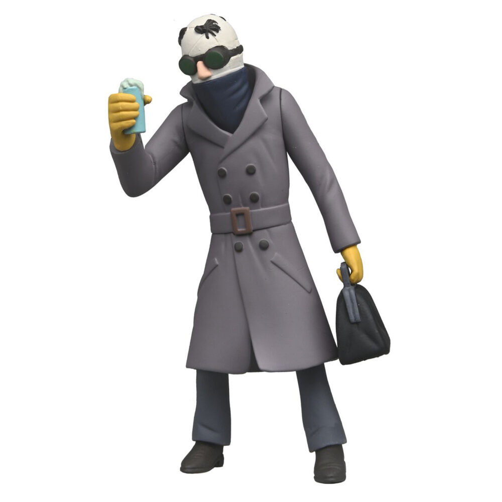 The invisible man universal monsters toony terrors. Neca incorpora a su colección toony terrors la figura articulada a escala de jack griffin, el científico protagonista de la película de 1933 "the invisible man” ("el hombre invisible" en españa). Se presenta en un blíster especial ilustrado con un fondo recortable. Puedes exponerla junto al resto de figuras de esta línea aunque se venden por separado. Lleva la diversión de los dibujos animados del sábado por la mañana a tu colección de terror con estos adorables bichitos. La serie 12 de la línea toony terrors de neca trae más iconos de terror estilizados de universal monsters y muchos más. A los fans de las películas de terror clásicas les encantará este surtido de figuras de acción con el hombre invisible, la novia de frankenstein, la criatura de la laguna negra y el fantasma de la ópera. Con una altura de 15 cm, cada figura se vende por separado y se presenta en un blíster.