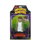 THE BRIDE OF FRANKENSTEIN UNIVERSAL MONSTERS TOONY TERRORS. Neca añade a su colección Toony Terrors la figura articulada a escala de la novia del monstruo de Frankenstein. Mide 15 cm y está inspirada en el personaje de la película de terror de 1935 “The Bride of Frankenstein” ("La novia de Frankenstein" en España). Puedes exponerla junto al resto de figuras de esta línea aunque se venden por separado. Lleva la diversión de los dibujos animados del sábado por la mañana a tu colección de terror con estos adorables bichitos. La serie 12 de la línea Toony Terrors de NECA trae más iconos de terror estilizados de Universal Monsters y muchos más. A los fans de las películas de terror clásicas les encantará este surtido de figuras de acción con el Hombre Invisible, la Novia de Frankenstein, la Criatura de la Laguna Negra y el Fantasma de la Ópera. Con una altura de 15 cm, cada figura se vende por separado y se presenta en un blíster.