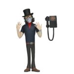 THE GRABBER THE BLACK PHONE TOONY TERRORS. Neca añade a su línea Toony Terrors esta figura de The Grabber, el inquietante villano de la película "The Black Phone". Con una altura de 15 cm, esta figura con estética de dibujos animados incluye 1x teléfono de pared como accesorio. Se entrega en blíster con fondo recortable para su exhibición.