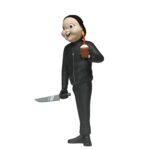 BABYFACE KILLER HAPPY DEATH DAY TOONY TERRORS. Neca lanza, dentro de la línea Toony Terrors, esta figura del asesino Babyface basada en el personaje de la película de culto "Happy Death Day" ("Feliz día de tu muerte" en España). Esta figura con estilo caricaturesco mide 15 cm incluye 1x cuchillo y 1x cupcake como accesorios. Viene en blíster con fondo recortable para exhibición.