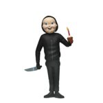 BABYFACE KILLER HAPPY DEATH DAY TOONY TERRORS. Neca lanza, dentro de la línea Toony Terrors, esta figura del asesino Babyface basada en el personaje de la película de culto "Happy Death Day" ("Feliz día de tu muerte" en España). Esta figura con estilo caricaturesco mide 15 cm incluye 1x cuchillo y 1x cupcake como accesorios. Viene en blíster con fondo recortable para exhibición.