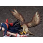 NAKORURU SAMURAI SPIRITS 1/7. Proof presenta la estatua de Nakoruru basada en dicha luchadora de la saga "Samurai Shodown", concretamente en el aspecto que luce en el videojuego de 2019. Tiene una altura de 29,5 cm a escala 1/7. La guerrera Kamubi se muestra blandiendo su espada, Chichi-ushi, sobre una base rocosa junto a su compañero halcón Mamahaha. Está fabricada en PVC y ABS.