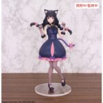 INOUE TAKINA HALLOWEEN LYCORIS RECOIL BRILLIANT 1/7. System Service presenta, dentro de su línea Brilliant, la versión Halloween de la figura de la agente secreta Takina Inoue, inspirada en el personaje del anime "Lycoris recoil". Está disfrazada de gatito con un cascabel en el cuello y una diadema con las orejas felinas. Cuenta con soporte transparente para exposición. Mide aproximadamente 22 cm de alto y está fabricada en PVC y ABS.