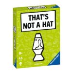 THAT'S NOT A HAT 2 - POP CULTURE JDM. ¿Recuerdas algunos artículos? ¿Suena fácil? Not with That's Not A Hat - Cultura Pop! Este "inolvidable" e ingeniosamente sencillo juego de fiesta muestra de forma sorprendente y divertida la facilidad con la que nuestro cerebro puede confundirse. Lo tienes en la cabeza y se ha ido de nuevo, entonces tienes que farolear bien y de manera convincente dando el regalo a los demás. Ahora con objetos icónicos de diferentes décadas: 30 cartas especiales para una interacción aún mayor!