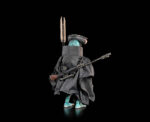 AHGCHA (DELUXE) COSMIC LEGIONS: OXKREWE BOOK. AhgCha, un vagabundo de Veeblia, y su leal compañero, Bunji, patrullan los páramos de Thraxxon. Sus viajes incluyen el peligroso tramo conocido como la Zona Harrow, donde cazan a los cazadores que se aprovechan de los que atraviesan los páramos. Armado con su rifle de alto impacto, AhgCha espera a que el convoy de Scapehaven se dirija hacia su ubicación a lo largo de los Harrows. Observando desde lejos como una partida de Cazadores Thraxxianos se prepara para emboscar al convoy, esos cazadores nunca esperaron recibir el fuego del francotirador Veebliano justo cuando se preparaban para tender su trampa. Cabalgando junto al convoy, AhgCha y Bunji corren hacia Scapehaven mientras más y más cazadores Thraxxian caen detrás de ellos, su misión claramente destinada a detener a los Rovers de llegar al asentamiento con Kogg y los recursos que llevan de la OxKrewe.