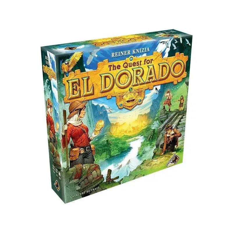 El dorado jdm. Una emocionante aventura en busca de la legendaria ciudad de oro. Reúne a un grupo de intrépidos aventureros en una expedición por las traicioneras selvas de sudamérica. Planifica bien la ruta, contrata a auténticos expertos y hazte con el equipo adecuado. Para llegar a el dorado y ganar, debes tomar el camino correcto. Plan de juego modificable con más de 100. 000 configuraciones. Una estrategia diferente para cada partida. En lo profundo de la selva de sudamérica se esconde la tierra dorada de "el dorado" . Almacenados en este reino perdido hay un montón de tesoros: oro, joyas y artefactos preciosos . En el juego de mesa el dorado de reiner knizia, los jugadores se convierten en atrevidos buscadores de tesoros que llevan su equipo a una expedición a el dorado . En el juego de mesa el dorado de reiner knizia , los jugadores se convierten en atrevidos buscadores de tesoros que llevan su equipo a una expedición a el dorado. Contrata miembros competentes para tu equipo de investigación, compra buen equipo y planea cuidadosamente tu ruta . El primer jugador que llegue a el dorado será el ganador de la partida.