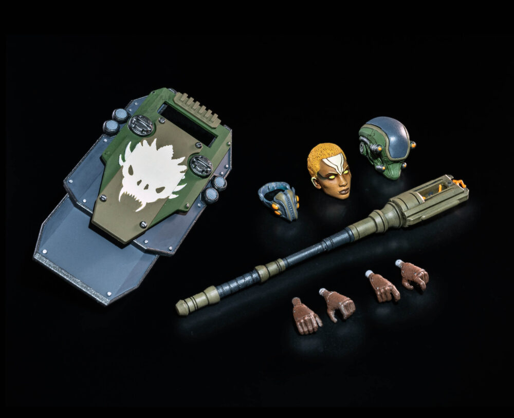 Jobara kee cosmic legions: oxkrewe book. Jobara kee y su compañero, que formaban parte de un equipo de empíricos de la t. U. 5. C. C. Enviados a investigar una anomalía espacial en torno al planeta thraxxon, sobrevivieron a un aterrizaje forzoso en el extraño planeta. Con escasas posibilidades de ser rescatados por la unión de comerciantes, los empíricos sabían que tendrían que encontrar una forma de sobrevivir en el duro entorno en el que se encontraban. Siguiendo la señal de una baliza que transmitía en una antigua frecuencia de la unión de comerciantes, los empíricos se toparon con un descubrimiento que no esperaban: un asentamiento que acabarían descubriendo que se llamaba scapehaven. Jobara y su compañero se acercaron al asentamiento, pero fueron asediados inmediatamente por todos los flancos por los asaltantes del asentamiento que se habían escondido. Levantando sus pesados escudos y empuñando sus electrobatones, la pareja de empíricos se enfrentó a casi una docena de atacantes. Este despliegue demostró su valía y les valió una invitación para añadir su fuerza al asentamiento de scapehaven. Con su equipo y entrenamiento t. U. 5. C. C. , los empiricistas fueron asignados para servir bajo las órdenes de kurnn ray como dos de los rovers de scapehaven, equipos que recorren los yermos de thraxxon en busca de recursos y tomando lo necesario para sobrevivir.