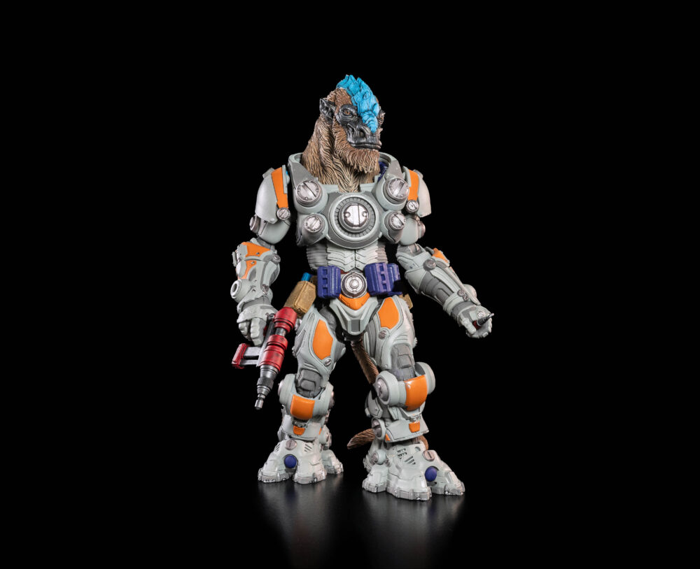 Kogg (deluxe) cosmic legions: oxkrewe book. Mecánico del qorgonox, kogg ha demostrado ser de gran valor para los esfuerzos de supervivencia del oxkrewe en el planeta thraxxon. Por desgracia para kogg, las mismas habilidades que le han convertido en un miembro importante del oxkrewe también le han convertido en objetivo de una banda hostil de bandidos del páramo. Acompañando a los bandidos a su asentamiento con el fin de asegurar la liberación del oficial científico cautivo del oxkrewe, kogg aborda su transporte mientras se dirigen a la temida zona harrow - un tramo de paisaje implacable que separa las partes norte y sur de thraxxon. Sobrevivir al viaje a través de los harrows es sólo el primer desafío que le espera a kogg. Sabe que su fuerza se pondrá a prueba si consiguen llegar al asentamiento que sus secuestradores han llamado scapehaven. Kogg está resignado a hacer lo que sea necesario para rescatar a su compañero de tripulación, aunque para ello tenga que luchar contra todos los bandidos de los páramos de thraxxon.