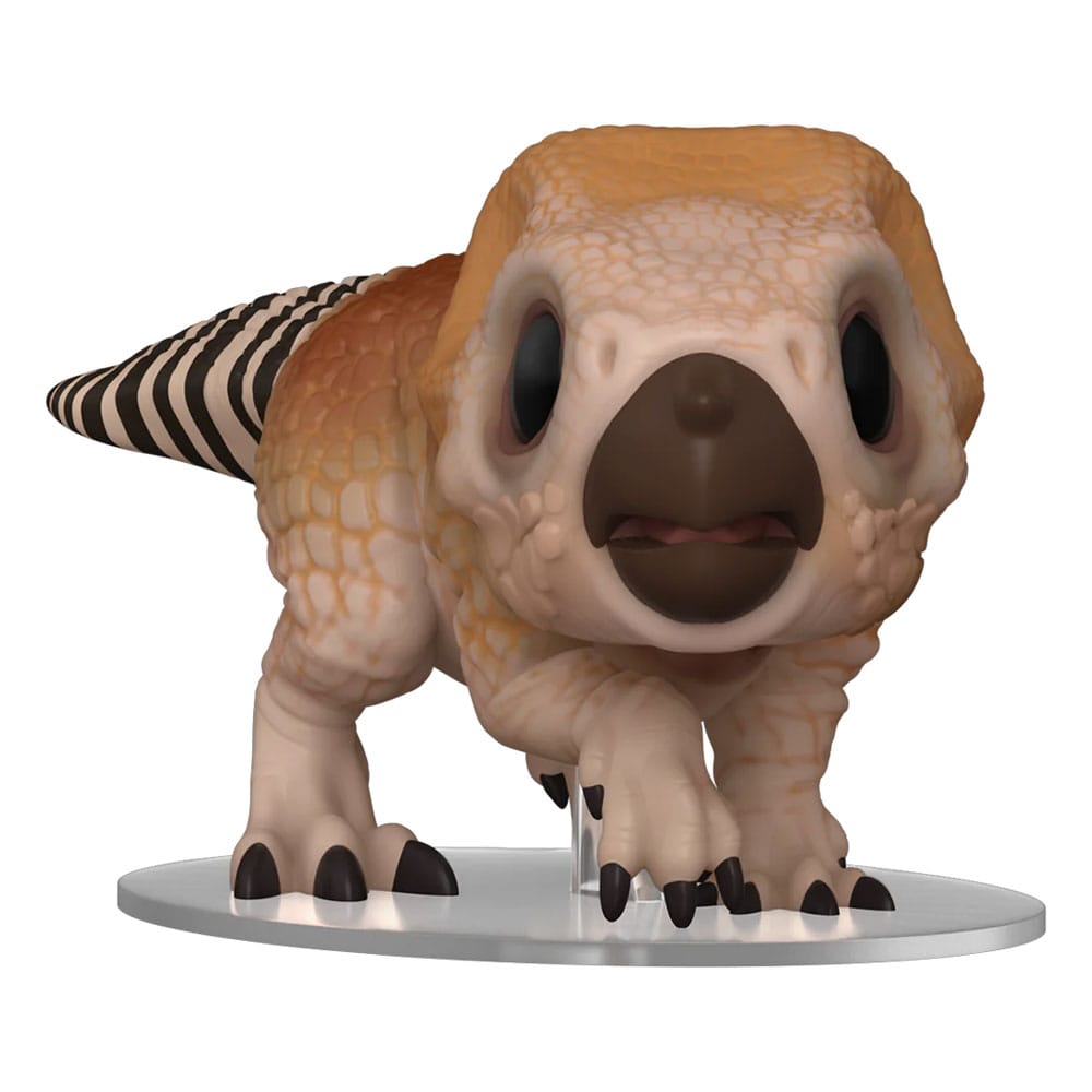 Aquilops jurassic world rebirth funko pop. Figura de vinilo de la línea 'pop! ', tamaño aprox. 9 cm.