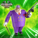 LIMBURGER BIKER MICE FROM MARS.  Lawrence Lactavius ​​Limburger, un intrigante con cara de pez y más apestoso que el queso mohoso, es el malvado líder plutarkiano del golpe de estado en Chicago. Disfrazado de empresario humano, Limburger ha engañado a los ciudadanos de Chicago haciéndoles creer que acabará con el crimen. En realidad, ordena a sus excéntricos secuaces, Greasepit y al Dr. Karbunkle, que desmantelen la ciudad de sus recursos naturales. Los Ratones Motoristas conocen la verdadera misión de Limburger: agotar los recursos de la Tierra para el Alto Presidente de su planeta natal, Plutark, tal como lo hizo en Marte. Si los Ratones Motoristas logran superar el hedor rancio de Limburger, ¡es hora de azotar a la gente! ¡Que alguien le traiga desodorante a este ladrón! Los Motoratones de Marte, también conocidos como "Biker Mice from Mars", es un emocionante viaje interplanetario lleno de aventura, velocidad y diversión. Esta serie animada, que debutó en la década de 1990, presenta a tres ratones intrépidos y motorizados que han dejado una marca indeleble en la cultura pop.