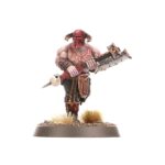 REGIMENT OF RENOWN: THE RED REVELATION WARHAMMER AGE OF SIGMAR. Toda una vida de matanzas ha llevado a Zarxor Ojo Infernal a perseguir un único objetivo: experimentar la batalla en todas sus formas y vislumbrar el verdadero rostro del Dios Rojo. Lo siguen quienes comparten su afán apocalíptico, mortales arrastrados a la locura de la batalla por la oratoria del predicador. Con este kit puedes montar La Revelación Roja, un regimiento de renombre para tus ejércitos de Discípulos de Tzeentch, Agusanados de Nurgle, Hedonitas de Slaanesh, Esclavos de la Oscuridad o Skaven de Warhammer Age of Sigmar. También es perfecta para empezar una nueva colección o ampliar tu ejército de Filos de Khorne de una forma más económica que comprando los kits por separado. Lidera la fuerza un Sacerdote Carnicero, rebosante de poder y armado con una enorme hacha a dos manos, que se lanza al combate para reclamar cráneos. Lo siguen una unidad de Saqueasangres y otra de Siegacráneos armados hasta los dientes.