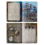 ORDER BATTLETOME: KHARADROM OVERLORDS (ESPAÑOL) WARHAMMER AGE OF SIGMAR.  Las flotas celestes de los Altos Señores Kharadron navegan en pos de la guerra y las ganancias. Estos duardines han aprendido a no confiar ni en deidades ni en magia, sino en las maravillosas innovaciones de la tecnología del aéter-oro. Incluso ante los cielos más oscuros y corruptos, estos valientes aeroexploradores mantienen el rumbo, abrumando a sus enemigos con estruendosas andanadas de fuego. El Tomo de batalla Orden: Kharadron Overlords es un libro esencial para coleccionistas y jugadores que quieran sacar provecho del saqueo y el comercio en los Reinos Mortales. Este magnífico tomo está repleto de ilustraciones evocadoras, emocionante material de trasfondo, fotografía impresionante, y las reglas que necesitarás para ofrecer tus servicios, sean los que sean. Dentro encontrarás hojas de unidad, regimientos y ejércitos de renombre, reglas de Sendero a la Gloria y Yunque de la Apoteosis, y una sección independiente de Punta de lanza que te ayudará a jugar disputadas partidas tácticas con tu colección. Este libro te guiará a través de los detalles del Código, sea cual sea tu forma de coleccionar, pintar y jugar con los Altos Señores Kharadron.
