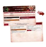 WARSCROLL CARDS: BLADES OF KHORNE (ESPAÑOL) WARHAMMER AGE OF SIGMAR. Solo en inglés. The Blades of Khorne go to war in a blood-frenzied tide. From frothing cultists to sanity-blastinLos Filos de Khorne acuden a la guerra como una marea sedienta de sangre. Todos, desde los rabiosos cultistas hasta los perturbadores daemons, son asesinos despiadados que solo ansían inundar de sangre y vísceras los Reinos Mortales. Este set de 41 tarjetas te ayudará a llevar un seguimiento de tus Filos de Khorne en partidas de Warhammer Age of Sigmar. Hay tarjetas de unidad individuales para cada unidad, elemento de terreno de facción y manifestación de facción, con sus perfiles, equipo, opciones y habilidades especiales. Son la forma ideal de comprobar fácilmente la información clave en el fragor de la batalla. También encontrarás tarjetas de unidad especiales para partidas de Punta de lanza.