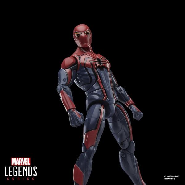 Figura de acción articulada de 16 cm del personaje peter parker velocity suite gamerverse marvel legends series de hasbro