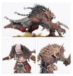 SPEARHEAD: BLADES OF KHORNE – FANGS OF THE BLOOD GOD WARHAMMER AGE OF SIGMAR. Karanak es la encarnación daemónica de la venganza de Khorne. Es objeto de devoción para aquellos cultistas que aspiran a alcanzar su pureza de propósito y que lo siguen por voluntad propia hasta el fragor del combate. Lidera una jauría de rabiosos Mastines de Khorne que se abalanzan sobre el enemigo, deseosos de saborear su sangre recién derramada. Si buscas perpetrar auténticas carnicerías en los Reinos Mortales en nombre del Dios de la Sangre, esta caja es perfecta para empezar un nuevo ejército o ampliar tu colección de una forma más económica que comprando los kits por separado. La rugiente bestia daemónica de tres cabezas conocida como Karanak lidera una fuerza de fieles Mastines de Khorne y cultistas adoradores de daemons que se abalanzan sobre el enemigo, inspirados por sus actos de crueldad y sus impulsos asesinos. Estas miniaturas conforman una fuerza completa de Punta de lanza, lo que significa que podrás lanzarte a jugar partidas tácticas e intensas y reclamar cráneos para Khorne desde el primer momento.