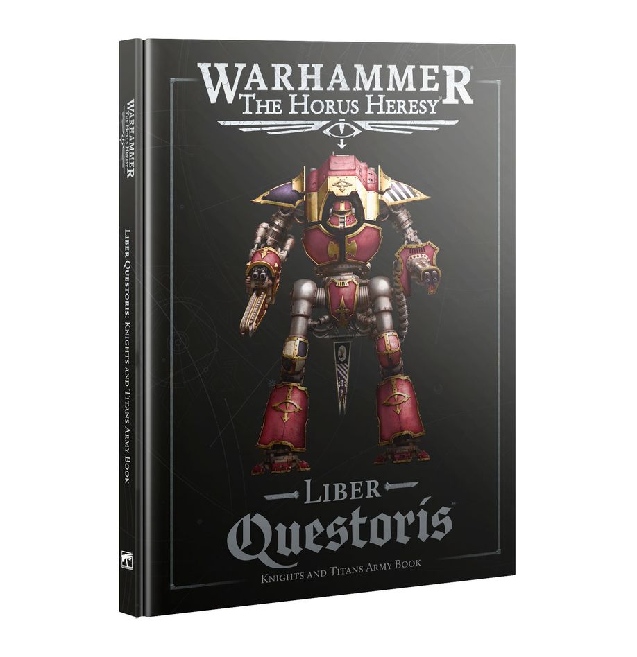 Liber questoris: knights and titans army book (inglés) warhammer. Solo en inglés. The ultimate engines of war in the imperium during the horus heresy are battle titans and knights, huge machines capable of levelling cities and obliterating entire armies. Sworn to the service of the hosts of the great crusade by binding oaths, the warriors who pilot these towering war engines follow their allies into the fires of the horus heresy. This book is an essential guide for anyone who wants to command titans and knights in games of warhammer: the horus heresy. It contains the rules you need to field the various deadly and esoteric machines and troops of the questoris familia and legio titanicus, whether they are loyal to the emperor or the warmaster. It includes detachments, wargear, and special rules which make these war machines a unique force on the tabletop.