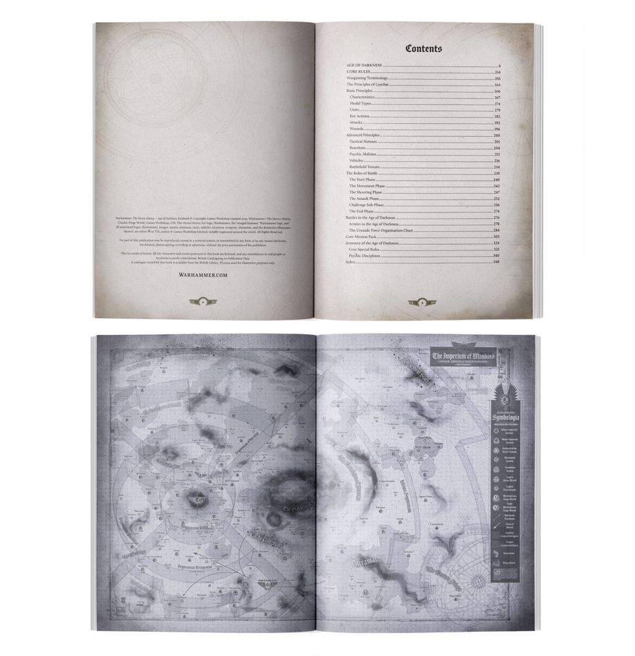 Age of darkness rulebook warhammer: the horus heresy (inglés). Solo en inglés. The imperium stretches across countless worlds, a newborn empire on the brink of ultimate victory. Yet at the peak of this golden age of conquest, the galaxy has been plunged into an age of darkness. Horus lupercal, warmaster of the emperor's armies, has turned against his gene-father, and the eighteen space marine legions, once united in a great crusade to consolidate all humanity beneath the emperor’s banner, are riven by betrayal. This is the horus heresy – the bloodiest conflict humanity has ever known. Civil war on a galactic scale, in which superhuman soldiers clad in advanced armour turn devastating weapons upon those they called brothers. Where do your loyalties lie? Warhammer: the horus heresy is a miniatures wargame that pits mighty armies against each other in apocalyptic tabletop battles. Choose your favoured loyalist or traitor faction – from the knightly dark angels to the duplicitous alpha legion – or from the massed ranks of the solar auxilia and the war machines of the legio titanicus. Build your army from a range of spectacular miniatures, and clash with fellow players in wargames of staggering tactical depth.