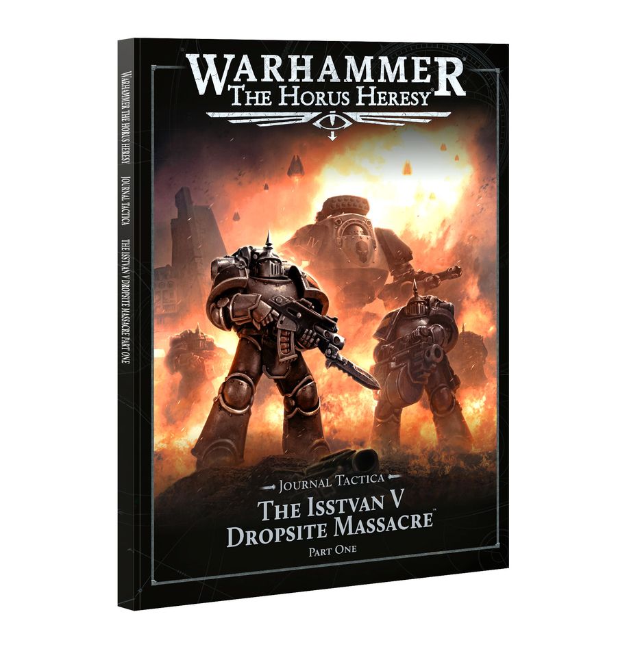 Journal tactica: the isstvan v dropsite massacre – part one (inglés) warhammer. Solo en inglés. On isstvan v, the retribution fleet sought to bring horus to account for the atrocities he had already committed against the imperium. Unbeknownst to them, the roots of corruption ran deeper than any had yet dared to imagine. On the black sands of the urgall depression, brother opened fire on brother as the horus heresy began in earnest. It would come to be known as the dropsite massacre, and some legions would never recover. This narrative gaming supplement for warhammer: the horus heresy digs deep into the conflict on isstvan v, when the civil war that went on to engulf the galaxy truly began. Recreate the utterly shocking initial attack of the traitor legions, as the loyalists scramble to muster their defence and counter-attack with additional units, missions, and special rules. This book gives you the chance to play through one of the most momentous events of the entire conflict.