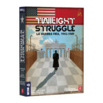 TWILIGHT STRUGGLE. Considerado por muchos uno de los mejores juegos de estrategia de todos los tiempos, Twilight Struggle recrea con sumo detalle el conflicto que marcó la segunda mitad del siglo XX: la Guerra Fría. Los jugadores tomarán el mando de los Estados Unidos o de la URSS para expandir su influencia por todo el mundo y ganar así la partida. Obra de Jason Matthews y Ananda Gupta, este título permite partidas para dos jugadores, a partir de 14 años, de unas 3 horas de duración.  El tablero central muestra un mapa del mundo dividido en varias zonas que los jugadores tratarán de dominar para sumar el máximo de puntos posibles. En sus turnos, podrán repartir influencia, promover golpes de estado o realineamientos, impulsar la carrera espacial o jugar eventos con su mano de cartas. Unas cartas que muestran algunos de los personajes y acontecimientos más importantes entre 1945, justo después de la Segunda Guerra Mundial, y 1989, cuando cayó el muro de Berlín. Fiel al espíritu de la Guerra Fría, los jugadores de Twilight Struggle deberán mantener un equilibrio que les permita llevar a cabo demostraciones de fuerza sin caer en la guerra nuclear, cosa que les haría perder inmediatamente.