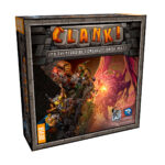CLANK!. Diseñado por Paul Dennen e ilustrado por Rayph Beisner, Raul Ramos y Nate Storm en 2016, combina de una forma innovadora las mecánicas de construcción de mazos con movimientos en un tablero. Es un juego donde tendremos que saquear la guarida de un dragón antes de que despierte, se ponga de mal humor y devore a los aventureros. Entra y consigue escapar con tesoros inimaginables. Clank! es el próximo paso en tu aventura de juegos de mesa, combinando sencillamente la exploración de calabozos con la construcción de mazos con una mezcla innovadora de mecánicas. Aventúrate dentro de la mazmorra en la que un dragón guarda su tesoro, pero intenta no hacer mucho ruido, ya que ninguno de los hasta 4 aventureros que van en búsqueda de tesoros inimaginables quiere que el dracónico guardián despierte y los convierta en su almuerzo. Como en todos los juegos de construcción de mazos, cada aventurero comenzará con las mismas herramientas que los demás.