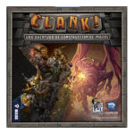 CLANK!. Diseñado por Paul Dennen e ilustrado por Rayph Beisner, Raul Ramos y Nate Storm en 2016, combina de una forma innovadora las mecánicas de construcción de mazos con movimientos en un tablero. Es un juego donde tendremos que saquear la guarida de un dragón antes de que despierte, se ponga de mal humor y devore a los aventureros. Entra y consigue escapar con tesoros inimaginables. Clank! es el próximo paso en tu aventura de juegos de mesa, combinando sencillamente la exploración de calabozos con la construcción de mazos con una mezcla innovadora de mecánicas. Aventúrate dentro de la mazmorra en la que un dragón guarda su tesoro, pero intenta no hacer mucho ruido, ya que ninguno de los hasta 4 aventureros que van en búsqueda de tesoros inimaginables quiere que el dracónico guardián despierte y los convierta en su almuerzo. Como en todos los juegos de construcción de mazos, cada aventurero comenzará con las mismas herramientas que los demás.
