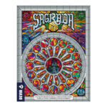 SAGRADA. Es un juego de mesa abstracto, en el que los jugadores tomarán el papel de artistas creadores de vitrales que intentarán producir la pieza más hermosa para exhibirla en el Templo Expiatorio de la Sagrada Familia de Antoni Gaudí. Como artistas, manipularemos piezas de vidrio, que en este juego se representan con dados de diferentes colores y grados de opacidad, indicados por el valor del dado, cuanto más bajo sea su valor, menor será su opacidad.  Al inicio del juego tendremos que elegir de manera aleatoria dos cartas de patrón y un tablero de marco. De las dos cartas de patrón se elige una, que se emplea durante toda la partida y se intentará completar, mientras que la otra se descarta. Este patrón marca algunas opacidades y número de dado que tendremos que conseguir. También, en la parte inferior, se indica su nivel de dificultad, que nos dará útiles fichas de donativos para poder pagar el uso de las cartas de herramienta del juego y que nos ayudarán a modificar restricciones de las reglas. Al inicio de cada partida de Sagrada se colocarán los 90 dados en la bolsa, se elegirá al azar el jugador inicial, que será quien saque de la bolsa, sin mirar, una cantidad de dados igual al doble de jugadores más uno (por ejemplo, si hay 2 jugadores sacaremos 5 dados). La partida se desarrolla en el sentido de las manecillas del reloj y cada jugador puede llevar a cabo las siguientes acciones en cualquier orden: elegir un dado y colocarlo en su vitral teniendo en cuenta que debe estar adyacente a otros dados, usar una carta de herencia pagando su coste en donativos, o pasar un turno sin realizar acciones. Tras el turno del último jugador sigue la ronda, pero en sentido contrario, y los dados restantes van al marcador de ronda, hasta jugar un total de 10 rondas.. Sagrada se puede jugar en modo solitario o con hasta cuatro jugadores, en partidas que duran de 30 a 45 minutos. Es ideal para los amantes de los juegos abstractos como los sudokus o los rompecabezas, ya que intentar armar los patrones con todas las restricciones aplicadas les proporcionará muchas partidas llenas de diversión. Conviértete en un artista del vitral en Sagrada, demuestra que eres quien tienes las mejores dotes artísticas y crea la mejor obra de arte para ser exhibida en el templo de la Sagrada Familia en este juego abstracto de colocación de dados. Consíguelo en tu tienda especializada en juegos de mesa favorita.