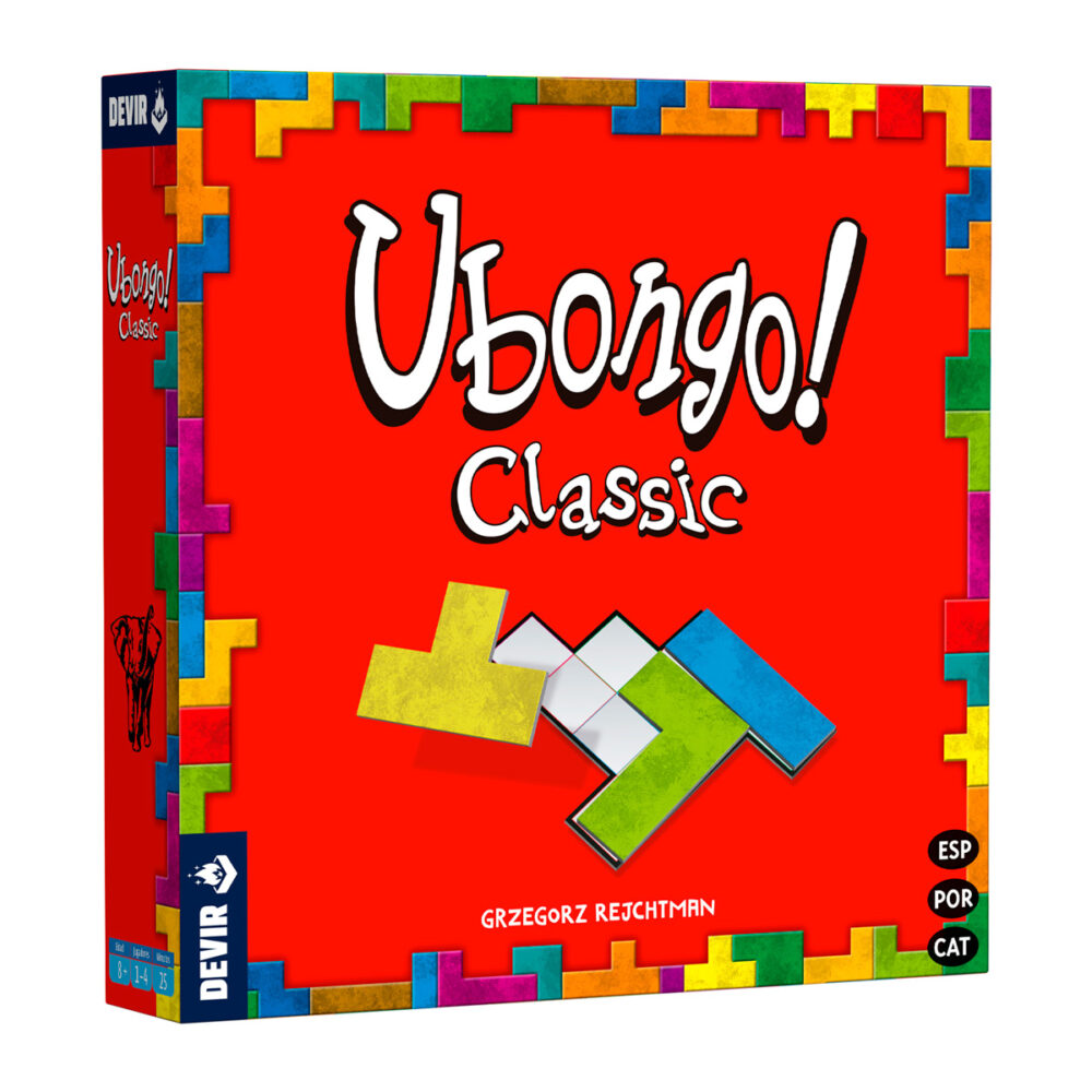 Ubongo. Empiezas con 7 piezas con formas distintas. Uno de los jugadores tira un dado, se da la vuelta al temporizador de arena y empieza la ronda de ubongo.  cada jugador tiene una plantilla diferente y el dado indica qué piezas tienes que usar para rellenar la plantilla. El primero en encajar todas las piezas correctamente grita «¡ubongo! » y gana la ronda. Todos los jugadores deben intentan rellenar su figura antes de que se agote el tiempo. Cuando uno de los jugadores se da cuenta de que el reloj de arena se ha agotado, debe gritar «¡alto! » y todos tienen que parar. El primer jugador en encajar todas las piezas correctamente en su figura se lleva un zafiro azul de la reserva (3 puntos) y una gema al azar de la bolsa. El segundo que ha completado su figura antes de que el temporizador se agote, se lleva 1 ámbar marrón (1 punto) y una gema al azar de la bolsa. El tercero y cuarto jugadores también se llevan cada uno una gema al azar de la bolsa. Si hay uno o más jugadores que no han podido cumplir sus figuras antes de tiempo, no se llevan ninguna gema.