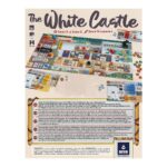 THE WHITE CASTLE. La garza vuela sobre el cielo de Himeji mientras el Daimio, desde lo alto del castillo, contempla cómo se mueven sus sirvientes. Los jardineros cuidan del estanque, donde viven las carpas koi, los guerreros hacen guardia en las murallas y los cortesanos se amontonan en las puertas, suspirando por una audiencia que les acerque a los círculos más íntimos de la corte. Cuando anochece se encienden los faroles y los trabajadores vuelven con su clan. En The White Castle los jugadores controlarán uno de estos clanes con el objetivo de sumar más puntos de victoria que el resto. Para hacerlo, deberán acumular influencia en la corte, gestionar recursos con audacia y colocar a sus trabajadores en el lugar adecuado en el momento adecuado. El juego se puede disfrutar en solitario o en un grupo de hasta 4 jugadores.