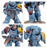 GREY HUNTERS SPACE WOLVES . Los Cazadores Grises son guerreros pacientes, astutos y versátiles que han logrado atemperar, que no reprimir, su agresividad instintiva tras innumerables victorias. Algunas manadas toman y mantienen posiciones con andanadas de disparos disciplinados mientras otras acechan los flancos, listas para lanzarse a la yugular del enemigo. Con este kit multicomponente de plástico puedes montar 10 Cazadores Grises, astuta infantería para tus ejércitos de Lobos Espaciales de Warhammer 40,000. Armados con carabinas bólter, pistolas bólter y espadas sierra Astartes, son excelentes tanto a media y corta distancia como cuando cargan para rematar a los supervivientes. El kit incluye piezas para montar un Líder de Manada opcional, que puede estar armado con una carabina bólter o pistola de plasma en una mano y una espada de energía, espada sierra, hacha de energía o puño de energía en la otra. Puedes elegir entre dos cabezas, dos iconos para la mochila y tres hombreras, una con el sello de la Gran Compañía de Ragnar Pelaje Negro, una para la de Logan Grimnar, y una en blanco. Dos miembros de la escuadra pueden montarse empuñando las carabinas bólter con ambas manos. El kit contiene 24 cabezas, 10 de ellas con casco y 14 descubiertas, y 26 hombreras, todas ellas intercambiables entre todas las miniaturas, al igual que las armas. Trae también una selección de pistoleras, bolsas y cuchillos para personalizar todavía más a tus implacables depredadores.