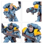 BLOOD CLAWS SPACE WOLVES. Los Garras Sangrientas, guerreros jóvenes y fogosos llenos de agresivo entusiasmo, ansían demostrar su valía en batalla. Se lanzan de cabeza contra el enemigo con un fervor implacable, a caballo entre el heroísmo puro y la temeridad. Con este kit multicomponente de plástico puedes montar 10 Garras Sangrientas, jóvenes guerreros para tu ejército de Lobos Espaciales de Warhammer 40,000. Con más valor y furia que sentido común, se lanzan a la refriega sin pensar en su propia seguridad, perfectos para romper las líneas enemigas y desplegar un estilo de juego agresivo. El kit incluye piezas para montar un Líder de Manada opcional, que puede estar armado con una espada sierra, espada de energía, hacha de energía o garra relámpago en una mano, y llevar la otra mano libre o portar una pistola de plasma o una pistola bólter. Puedes elegir entre tres cabezas, una de ellas con casco y dos descubiertas, dos iconos para la mochila y tres hombreras, una con el sello de la Gran Compañía de Ragnar Pelaje Negro, una para la de Logan Grimnar, y una en blanco. El kit contiene 24 cabezas y 22 hombreras, todas intercambiables entre toda la escuadra, al igual que las armas. También contiene 14 fundas de filoarma, 16 pistoleras y cuatro collares de colmillos de lobo para personalizar todavía más tus miniaturas.