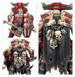 DEATHBRINGER WARHAMMER AGE OF SIGMAR. Sangrejurados que aspiran a convertirse en altos señores. Para ganarse el trono deben ofrecer los mayores trofeos a Khorne: los cráneos de reyes y caudillos, que persiguen con un afán desenfrenado. Con este kit multicomponente de plástico puedes montar un Portamuertes, un poderoso guerrero para tus ejércitos de Filos de Khorne de Warhammer Age of Sigmar. Armado con una cruenta hacha y un afilado escudo con púas, siempre está presto a lanzarse a las luchas más encarnizadas. Tanto si necesitas más poder ofensivo como si buscas cosechar más cráneos para el trono de cráneos, el Portamuertes es una incorporación ideal para tu fuerza. La miniatura es fácilmente personalizable: puedes elegir entre una capa harapienta y un armazón en el que exhibe su colección de cráneos. El kit contiene 7 piezas de plástico y 1 peana redonda Citadel de 40 mm. La miniatura se proporciona sin montar ni pintar. Recomendamos usar pegamento para plástico Citadel y pinturas Citadel Colour.