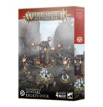 ZONTARI ENDRIN DOCK WARHAMMER AGE OF SIGMAR. Las Endrindársenas Zontari son innovaciones de vanguardia creadas por las mentes endringenieras más brillantes de este imperio celeste. Se han diseñado para permitir a los Kharadron defender sus recursos más valiosos. Cada dársena libera autoendrinas aetéricas que buscan las formaciones enemigas para detonar cargas o desplegar medidas antimágicas. Con este kit multicomponente de plástico puedes montar una Endrindársena Zontari, una pieza de terreno de facción para tus ejércitos de Altos Señores Kharadron de Warhammer Age of Sigmar. La dársena flotante sirve de apoyo a tus fuerzas y su función principal es desplegar y controlar tres autoendrinas. Cada uno de estos drones tiene su propia especialidad: la Autoendrina Nulificadora cancela la magia enemiga, la Autoendrina Aturdidora es ideal para hostigar al enemigo, y la Autoendrina Revientaagravios debilita objetivos resistentes o remata unidades dañadas. Los timones son intercambiables entre las tres autoendrinas, y la dársena incluye varias piezas estéticas opcionales, como jarras y una caja de herramientas, que permiten dotar de cierto grado de personalización a tu sistema de defensa flotante.