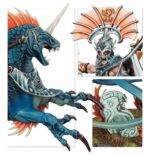 SPEARHEAD: IDONETH DEEPKIN – AKHELIAN TIDE GUARD WARHAMMER AGE OF SIGMAR. Los reyes y reinas akhelianos cabalgan la corriente hacia la batalla acompañados siempre por una Guardia Mareal compuesta por sus mejores guerreros. Pese a su prodigiosa destreza marcial, estos mascarones de proa del ejército de Idoneth son demasiado vitales para dejarlos desprotegidos. Tanto guardaespaldas akhelianos como guerreros namarti están preparados para interponer sus cuerpos y sus bestias en el camino de cualquier golpe dirigido a su señor. Si quieres incursionar en los Reinos Mortales y reclamar las almas de los vivos, esta caja es la forma perfecta de comenzar una nueva colección de Profundos Idoneth o de ampliar tu ejército de una forma más económica que comprando los kits por separado. Un valiente Rey Akheliano lidera la fuerza, preparado para enfrentarse al enemigo en combate. Tras él llegan unidades de élite a lomos de anguilas y preparados para hacer trizas al enemigo con espadas y colmillos. La fuerza la completa una unidad de Saqueadores Namarti, que toman objetivos y descargan una lluvia de flechas sobre el enemigo. Estas miniaturas forman una Punta de lanza completa, haciendo que puedas ponerte a jugar partidas reñidas y tácticas nada más abrir la caja y lanzar tu próxima incursión desde las profundidades.