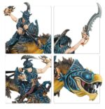 SPEARHEAD: IDONETH DEEPKIN – AKHELIAN TIDE GUARD WARHAMMER AGE OF SIGMAR. Los reyes y reinas akhelianos cabalgan la corriente hacia la batalla acompañados siempre por una Guardia Mareal compuesta por sus mejores guerreros. Pese a su prodigiosa destreza marcial, estos mascarones de proa del ejército de Idoneth son demasiado vitales para dejarlos desprotegidos. Tanto guardaespaldas akhelianos como guerreros namarti están preparados para interponer sus cuerpos y sus bestias en el camino de cualquier golpe dirigido a su señor. Si quieres incursionar en los Reinos Mortales y reclamar las almas de los vivos, esta caja es la forma perfecta de comenzar una nueva colección de Profundos Idoneth o de ampliar tu ejército de una forma más económica que comprando los kits por separado. Un valiente Rey Akheliano lidera la fuerza, preparado para enfrentarse al enemigo en combate. Tras él llegan unidades de élite a lomos de anguilas y preparados para hacer trizas al enemigo con espadas y colmillos. La fuerza la completa una unidad de Saqueadores Namarti, que toman objetivos y descargan una lluvia de flechas sobre el enemigo. Estas miniaturas forman una Punta de lanza completa, haciendo que puedas ponerte a jugar partidas reñidas y tácticas nada más abrir la caja y lanzar tu próxima incursión desde las profundidades.