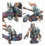SPEARHEAD: IDONETH DEEPKIN – AKHELIAN TIDE GUARD WARHAMMER AGE OF SIGMAR. Los reyes y reinas akhelianos cabalgan la corriente hacia la batalla acompañados siempre por una Guardia Mareal compuesta por sus mejores guerreros. Pese a su prodigiosa destreza marcial, estos mascarones de proa del ejército de Idoneth son demasiado vitales para dejarlos desprotegidos. Tanto guardaespaldas akhelianos como guerreros namarti están preparados para interponer sus cuerpos y sus bestias en el camino de cualquier golpe dirigido a su señor. Si quieres incursionar en los Reinos Mortales y reclamar las almas de los vivos, esta caja es la forma perfecta de comenzar una nueva colección de Profundos Idoneth o de ampliar tu ejército de una forma más económica que comprando los kits por separado. Un valiente Rey Akheliano lidera la fuerza, preparado para enfrentarse al enemigo en combate. Tras él llegan unidades de élite a lomos de anguilas y preparados para hacer trizas al enemigo con espadas y colmillos. La fuerza la completa una unidad de Saqueadores Namarti, que toman objetivos y descargan una lluvia de flechas sobre el enemigo. Estas miniaturas forman una Punta de lanza completa, haciendo que puedas ponerte a jugar partidas reñidas y tácticas nada más abrir la caja y lanzar tu próxima incursión desde las profundidades.