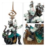 SPEARHEAD: IDONETH DEEPKIN – AKHELIAN TIDE GUARD WARHAMMER AGE OF SIGMAR. Los reyes y reinas akhelianos cabalgan la corriente hacia la batalla acompañados siempre por una Guardia Mareal compuesta por sus mejores guerreros. Pese a su prodigiosa destreza marcial, estos mascarones de proa del ejército de Idoneth son demasiado vitales para dejarlos desprotegidos. Tanto guardaespaldas akhelianos como guerreros namarti están preparados para interponer sus cuerpos y sus bestias en el camino de cualquier golpe dirigido a su señor. Si quieres incursionar en los Reinos Mortales y reclamar las almas de los vivos, esta caja es la forma perfecta de comenzar una nueva colección de Profundos Idoneth o de ampliar tu ejército de una forma más económica que comprando los kits por separado. Un valiente Rey Akheliano lidera la fuerza, preparado para enfrentarse al enemigo en combate. Tras él llegan unidades de élite a lomos de anguilas y preparados para hacer trizas al enemigo con espadas y colmillos. La fuerza la completa una unidad de Saqueadores Namarti, que toman objetivos y descargan una lluvia de flechas sobre el enemigo. Estas miniaturas forman una Punta de lanza completa, haciendo que puedas ponerte a jugar partidas reñidas y tácticas nada más abrir la caja y lanzar tu próxima incursión desde las profundidades.