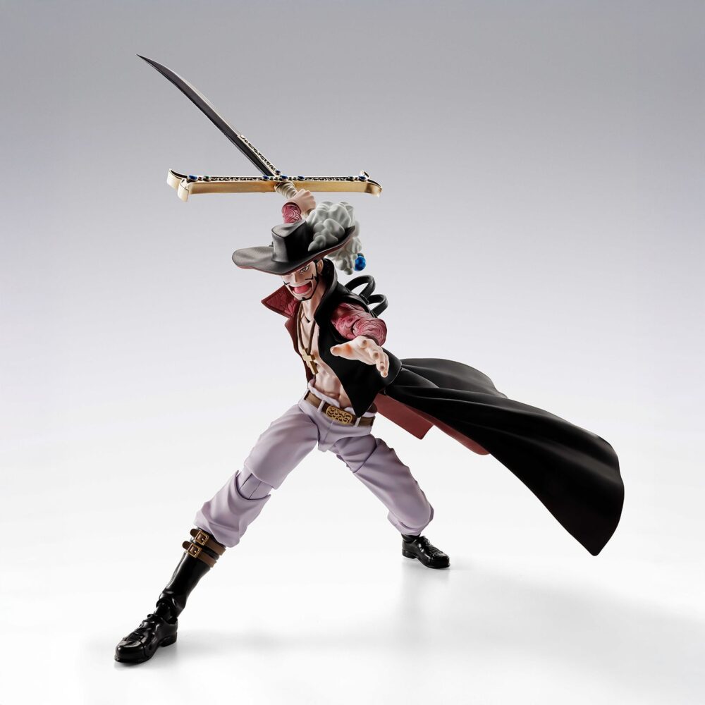 Dracule mihawk one piece sh figuarts. Se une a la colección s. H. Figuarts de tamashii nations esta figura collectors shop de dracule mihawk (también conocido como ojos de halcón), el pirata con el título del espadachín más fuerte del mundo. Mide unos 16,5 cm y está basada en su aparición en el anime “one piece”. Incluye 3x manos izquierdas, 4x manos derechas, 1x manos unidas, 3x expresiones faciales, 1x pieza con el cabello, 1x espada yoru y 1x expositor original. Como bonus cuenta con placas faciales para monkey d. Luffy -romance dawn- fig. 14,5 cm one piece sh figuarts y roronoa zoro -romance dawn- fig. 15 cm one piece sh figuarts (se venden por separado). Unidades limitadas.