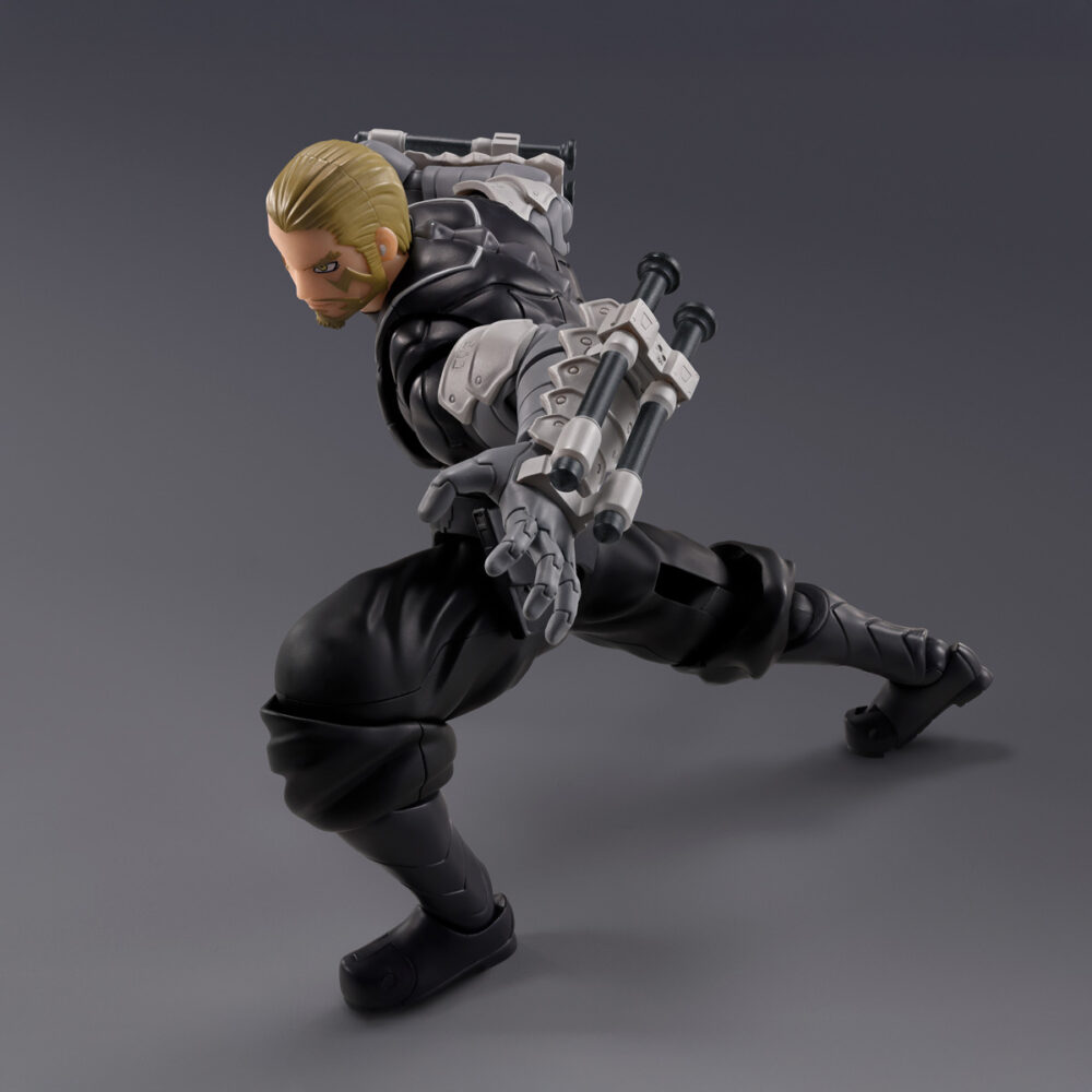 Isao shinomiya kaiju nº8 sh figuarts. Tamashii presenta dentro de su colección s. H. Figuarts la figura articulada de isao shinomiya, personaje del anime "kaiju no. 8". Con una altura de 17 cm, reproduce con precisión sus proporciones y uniforme de combate. Permite recrear escenas de acción gracias a su gran variedad de articulaciones. Incluye 2x pares de manos intercambiables, 2x placas faciales y 1x placa facial como bonus para kaiju no. 8 figura 19 cm kaiju no. 8 s. H. Figuarts (se vende por separado). Unidades limitadas.