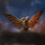 KING GHIDORA 1972 GODZILLA VS GIGAN SH MONSTER ARTS. Tamashii presenta una nueva incorporación a su emblemática línea S.H. MonsterArts: la figura de King Ghidorah basada en su aparición en la película de 1972 "Godzilla vs. Gigan". Esta impresionante figura articulada está esculpida y coloreada por Yuji Sakai y reproduce con todo detalle el aspecto del kaiju gracias a la abundante documentación gráfica. Cuenta con articulaciones en diferentes puntos, entre ellos cuellos y cola, lo que permite recrear una enorme variedad de poses. UNIDADES LIMITADAS.