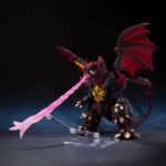 DESTOROYAH PERFECT FORM TOKYO WATERFRONT CITY DECISIVE BATTLE GODZILLA VS DESTOROYAH SH MONSTER ARTS. Tamashii suma a la colección S.H. MonsterArts la figura de Destoroyah en su forma final, inspirada en la película de 1995 "Godzilla vs. Destoroyah". Esta figura de 18,5 cm está fabricada en PVC y presenta una coloración que detalla el micro oxígeno que emana de su caparazón. Para reproducir la icónica pelea nocturna contra Godzilla en el paseo marítimo de Tokyo, se incluye 1x efecto de arcos eléctricos para la cabeza, 1x rayo de oxígeno destructor y base con soporte transparente para los efectos.  UNIDADES LIMITADAS.