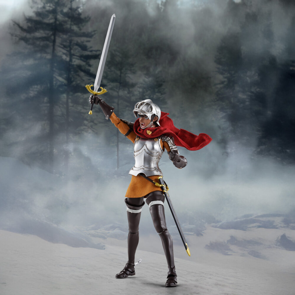 Casca the band of the hawk berserk sh figuarts. Tamashii añade a su colección s. H. Figuarts, la figura articulada de casca, miembro de la banda del halcón en las películas de animación "berserk: the golden age arch" ("berserk: la edad de oro" en españa). El desarrollo de esta figura de 15 cm de altura ha sido supervisado por studio gaga y cuenta con unas proporciones realistas, con un rostro fielmente reproducido mediante impresión digital. La armadura se ha coloreado de tal forma que refleja su uso en batalla. Se ha utilizado tela para confeccionar tanto la falda como la capa, esta última con alambre interno que permite recrear poses dinámicas y naturales. Se incluye 1x casco articulado (junto a 1x pieza de flequillo) que se puede abrir y cerrar, 4x pares de manos, 1x placa facial adicional y 1x espada. Unidades limitadas.