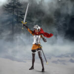 CASCA THE BAND OF THE HAWK BERSERK SH FIGUARTS. Tamashii añade a su colección S.H.Figuarts, la figura articulada de Casca, miembro de la Banda del Halcón en las películas de animación "Berserk: The Golden Age Arch" ("Berserk: La Edad de Oro" en España). El desarrollo de esta figura de 15 cm de altura ha sido supervisado por Studio Gaga y cuenta con unas proporciones realistas, con un rostro fielmente reproducido mediante impresión digital. La armadura se ha coloreado de tal forma que refleja su uso en batalla. Se ha utilizado tela para confeccionar tanto la falda como la capa, esta última con alambre interno que permite recrear poses dinámicas y naturales. Se incluye 1x casco articulado (junto a 1x pieza de flequillo) que se puede abrir y cerrar, 4x pares de manos, 1x placa facial adicional y 1x espada. UNIDADES LIMITADAS.