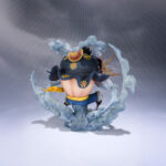 MONKEY D LUFFY GEAR 4 LEO BAZOOKA ONE PIECE FIGUARTS ZERO. Tamashii Nations vuelve a presentar en su colección Figuarts Zero esta figura estática de Monkey D. Luffy en su poderosa transformación Gear 4, ejecutando el ataque Leo Bazooka. Inspirada en el personaje de la serie "One Piece", la figura mide aproximadamente 18 cm y está fabricada en PVC. Presenta una pose de gran dinamismo con expresión feroz, colores intensos y piezas translúcidas que recrean el vapor y la fuerza del ataque. Se muestra en una base con efectos especiales. UNIDADES LIMITADAS.