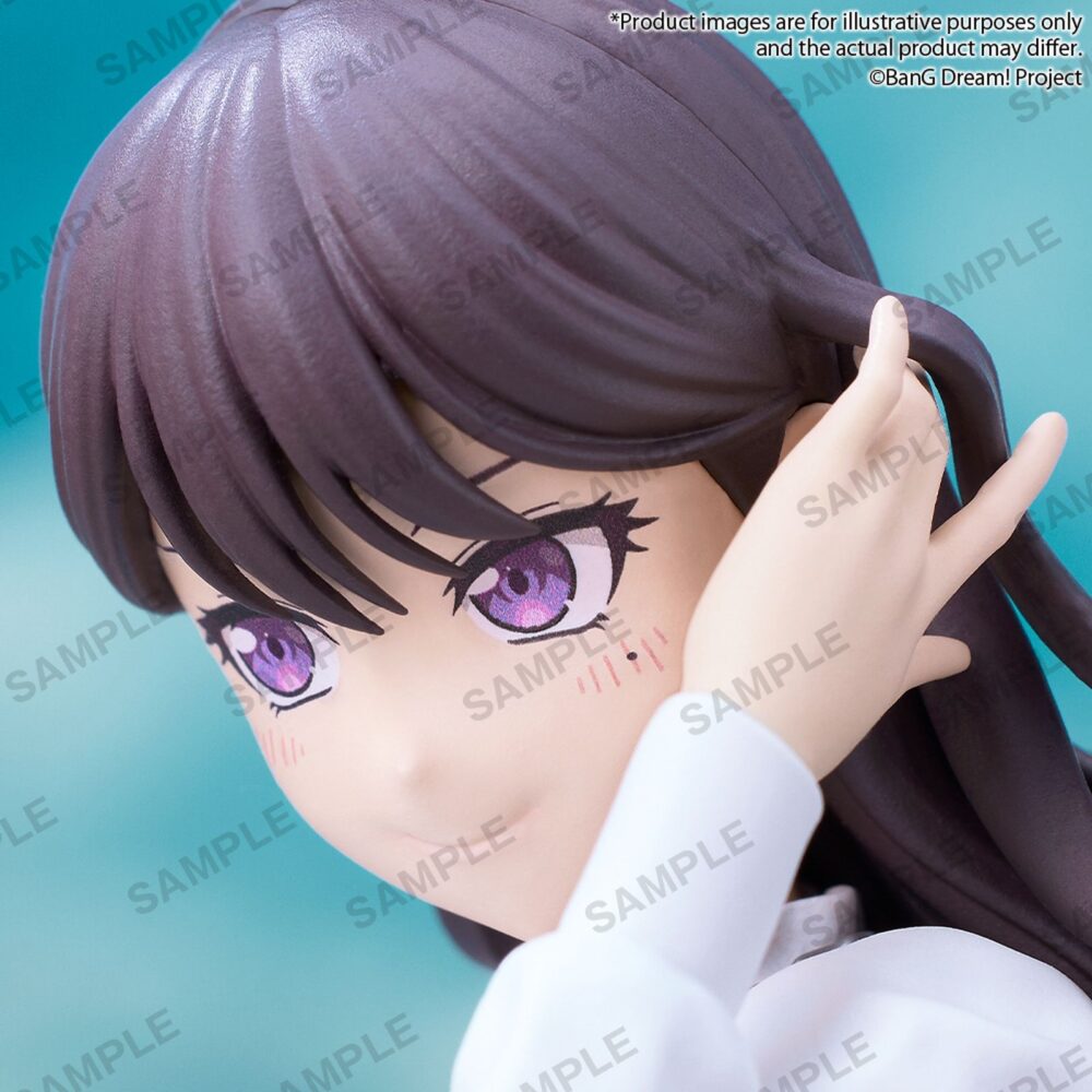 Taki shiina premium bang dream!. Bushiroad creative presenta esta figura premium de taki shiina, integrante de la banda mygo!!!!! De la franquicia "bang dream! ". Mide aproximadamente 18 cm y está fabricada en pvc. Se presenta en una base cuadrada negra para exposición.