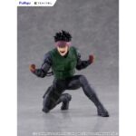 YU OMNIAE SPRIGGAN TENITOL. Furyu incorpora a su línea Tenitol la figura de Yu Ominae, protagonista del anime "Spriggan". Destaca por una pose dinámica y por su musculatura detallada que refleja con precisión las fibras y relieves del cuerpo. El traje A-M presenta arrugas realistas que refuerzan el efecto tridimensional y transmiten una fuerte presencia visual. La figura está pintada, fabricada en PVC y se presenta completamente montada. Mide aproximadamente 13,5 cm de alto e incluye base para su exposición.