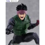 YU OMNIAE SPRIGGAN TENITOL. Furyu incorpora a su línea Tenitol la figura de Yu Ominae, protagonista del anime "Spriggan". Destaca por una pose dinámica y por su musculatura detallada que refleja con precisión las fibras y relieves del cuerpo. El traje A-M presenta arrugas realistas que refuerzan el efecto tridimensional y transmiten una fuerte presencia visual. La figura está pintada, fabricada en PVC y se presenta completamente montada. Mide aproximadamente 13,5 cm de alto e incluye base para su exposición.