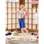 MARIN KITAGAWA GOJO’S GYM UNIFORM MY DRESS-UP DARLING TENITOL TALL. Furyu añade a su colección Tenitol Tall la figura de Marin Kitagawa con el uniforme de gimnasia de Wakana Gojo, basada en su aparición en el anime "My Dress-Up Darling". Está representada poniéndose crema en una postura dinámica y sexy. La figura mide aproximadamente 30 cm y cuenta con una base circular transparente que le aporta estabilidad.