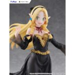 MARCILLE DONATO DRESS STYLE VERSION DELICIOUS IN DUNGEON TENITOL TALL. Furyu añade a su colección Tenitol Tall la figura de Marcille Donato con un vestido negro y detalles dorados, un diseño original exclusivo para la marca. Está basada en su aparición en el anime "Delicious in Dungeon" ("Tragones y Mazmorras" en España) y muestra a la elfo de una manera muy dinámica y lujosa gracias a los detalles del pelo y la ropa. La figura mide aproximadamente 28 cm y cuenta con una base circular transparente que le aporta estabilidad.